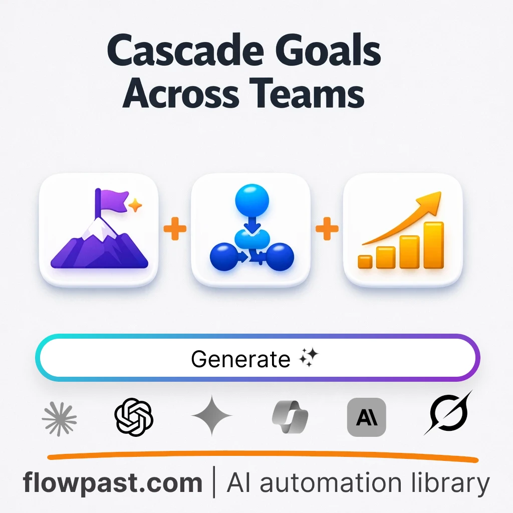 Build a Goals Cascade System with this AI Prompt - AI prompt template