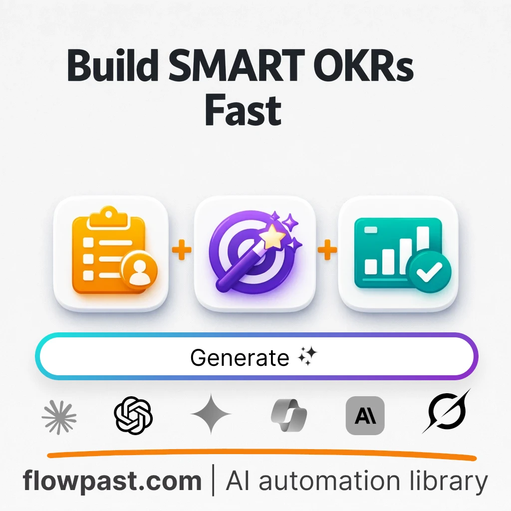Create SMART Objectives and OKRs Worksheet AI Prompt - AI prompt template