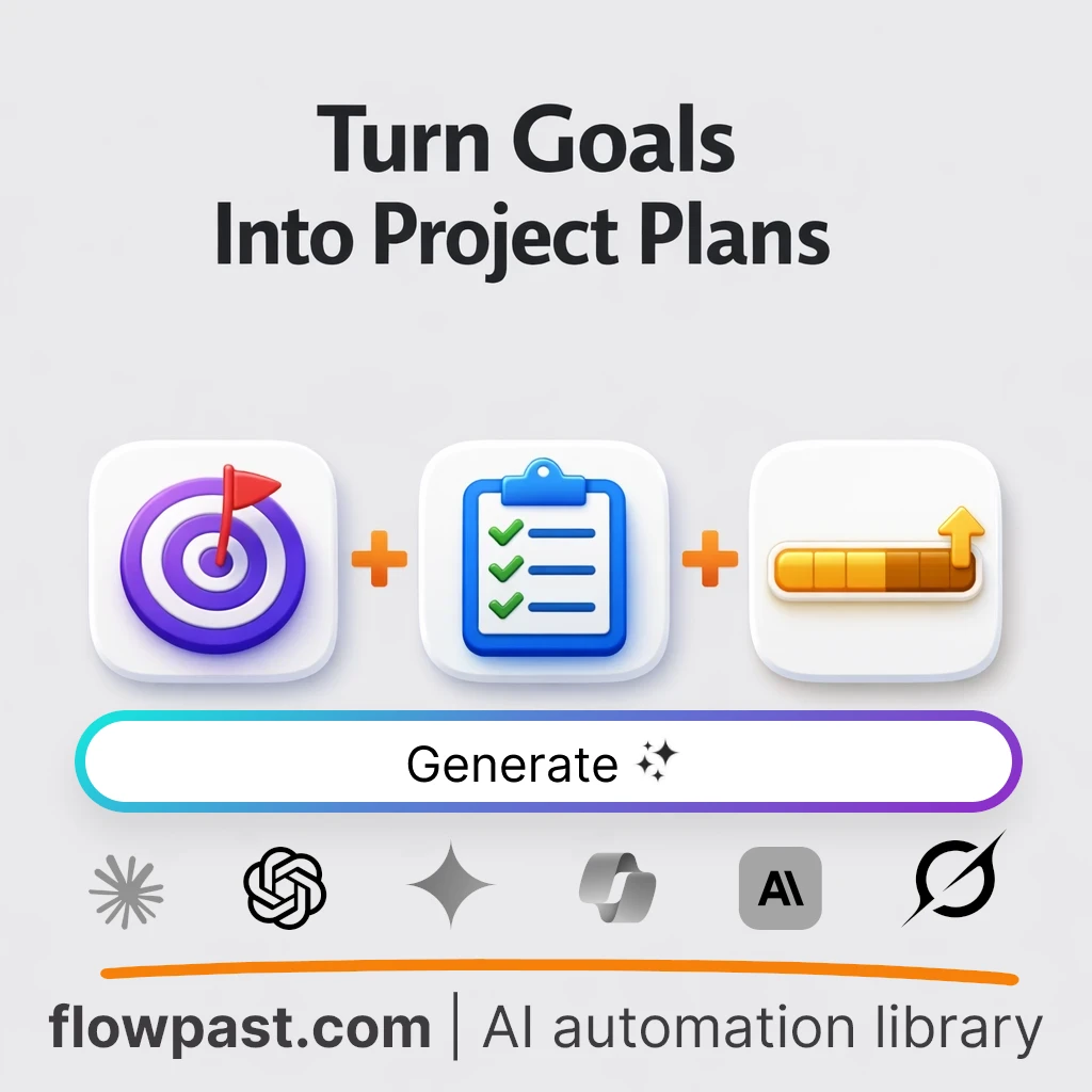 Build a Trackable Project Plan Table AI Prompt - AI prompt template