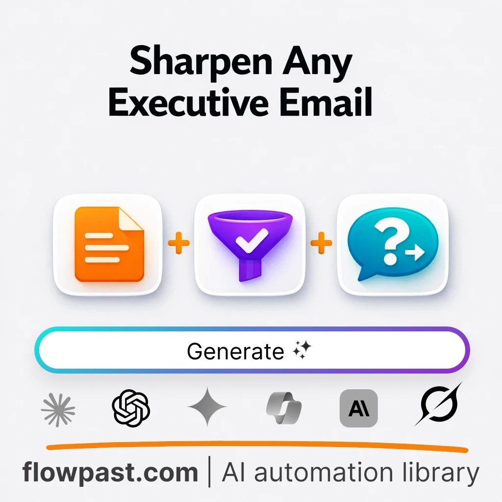 Edit Executive Emails Faster with this AI Prompt - AI prompt template