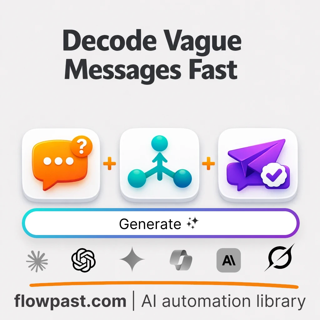 Clarify Mixed Messages with this AI Prompt - AI prompt template