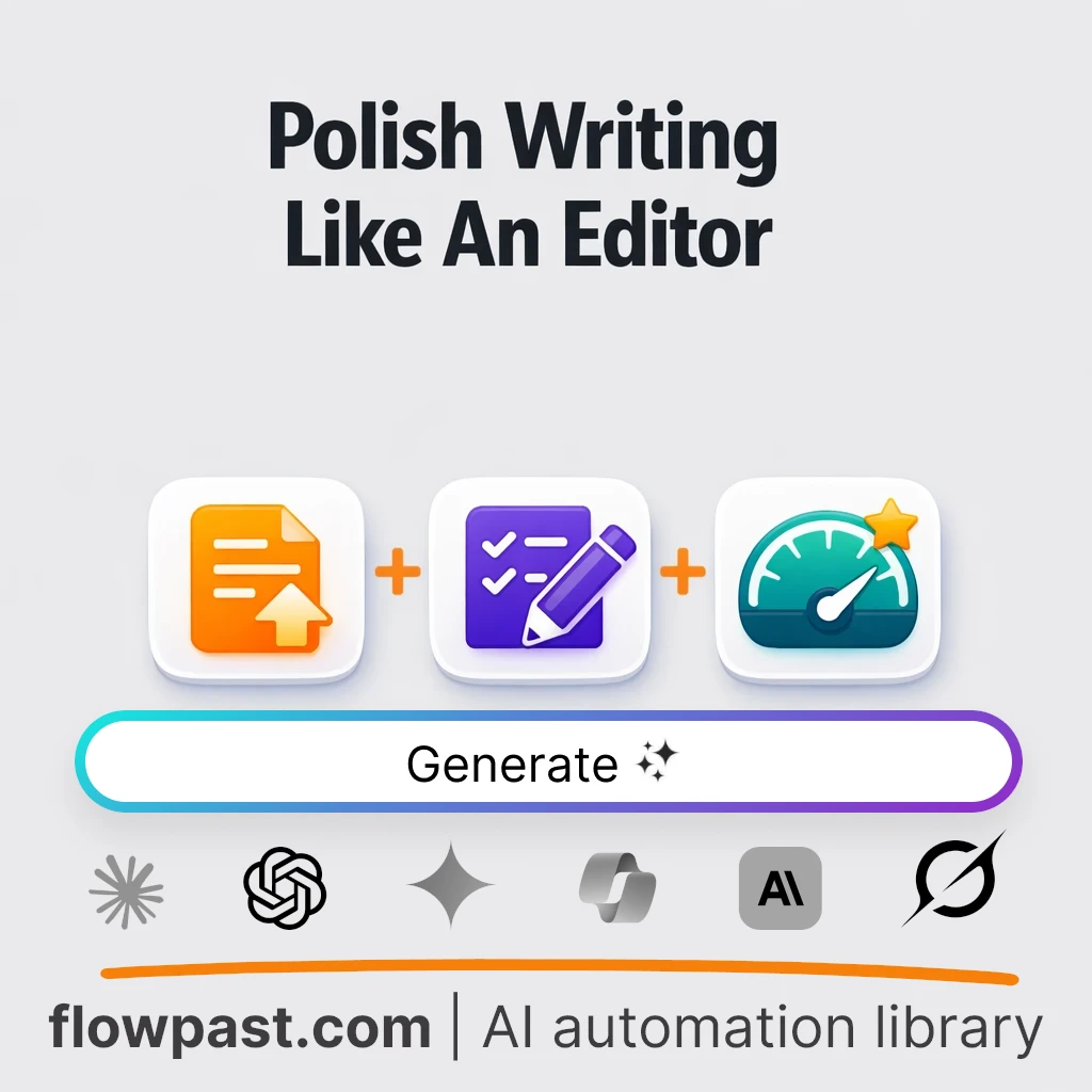 Polish Any Draft to Publish With This AI Prompt - AI prompt template