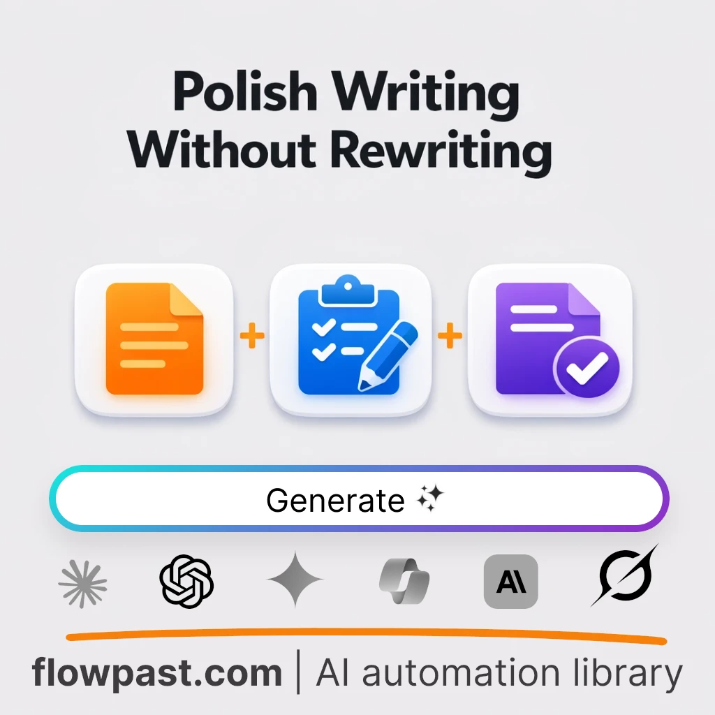 Polish Any Draft and Get an Edit Report AI Prompt - AI prompt template