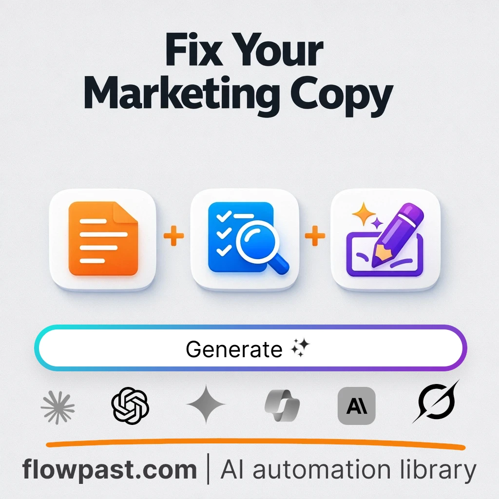 Diagnose Marketing Copy and Rewrite It AI Prompt - AI prompt template