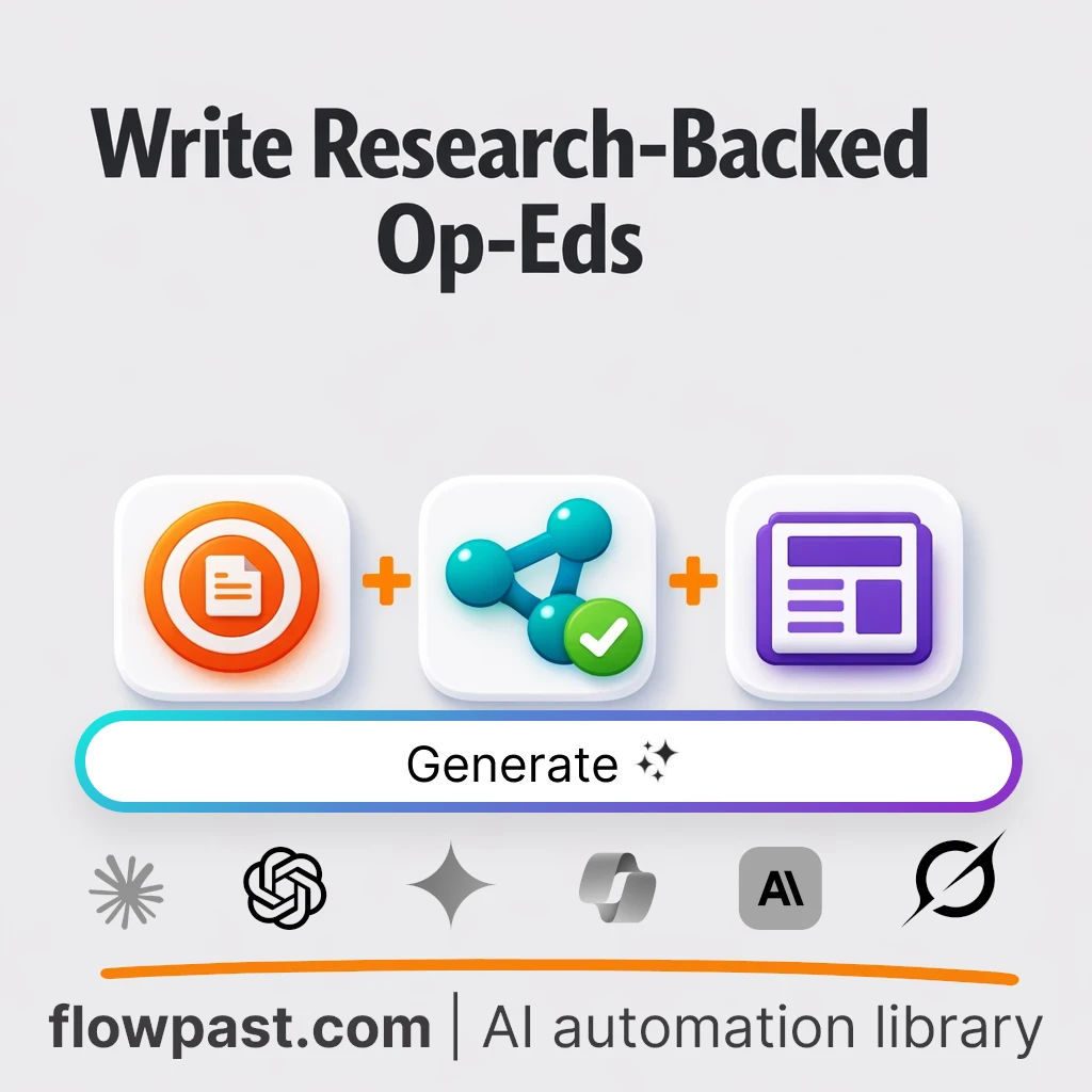 Write Evidence-Backed Opinion Articles AI Prompt - AI prompt template