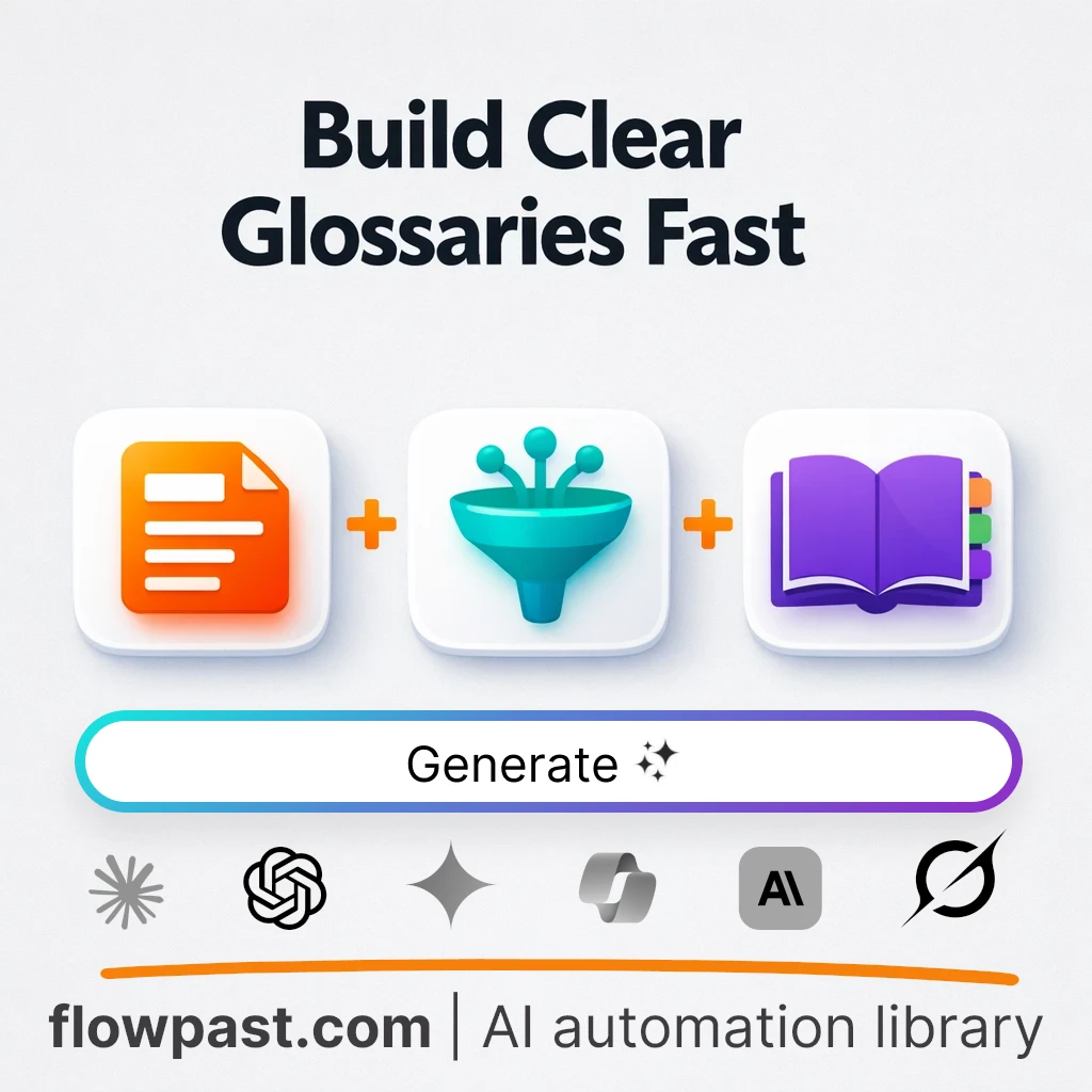 Create a Plain-Language Glossary AI Prompt - AI prompt template