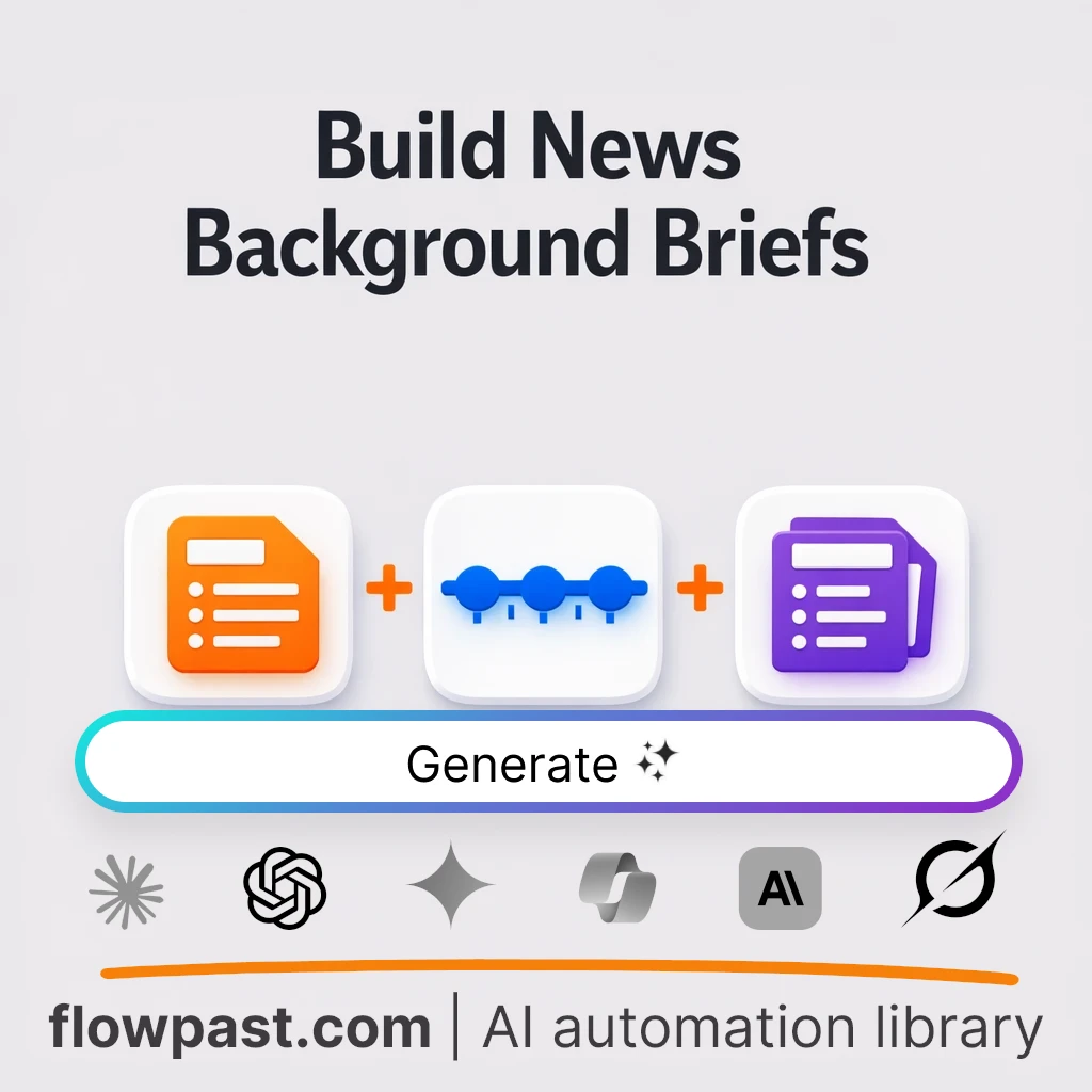 Write a News Background Brief with this AI Prompt - AI prompt template