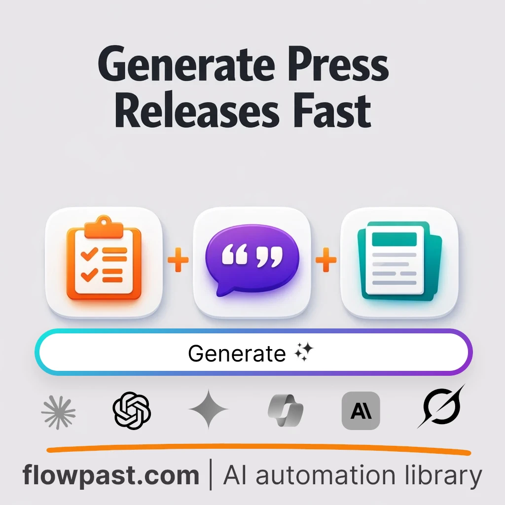 Write a Press Announcement with this AI Prompt - AI prompt template