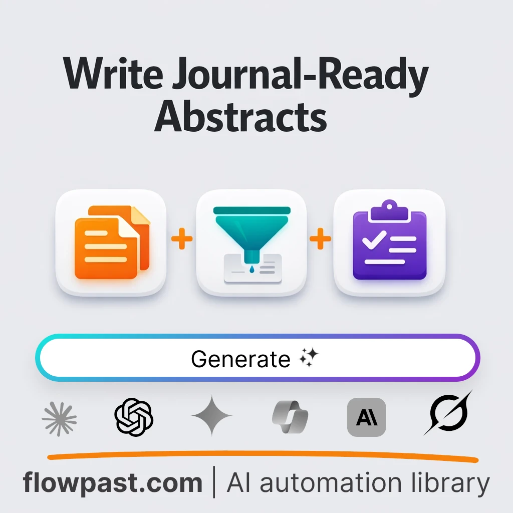Write Academic Paper Abstracts with this AI Prompt - AI prompt template