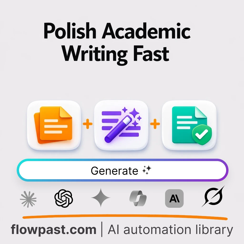 Polish Research Paper Passages for Clarity AI Prompt - AI prompt template
