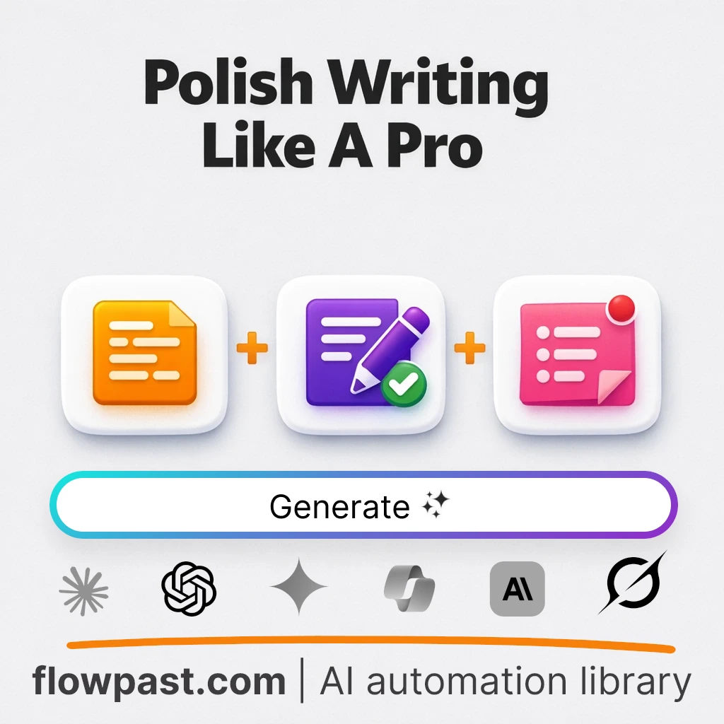Polish Any Draft Into Standard English AI Prompt - AI prompt template