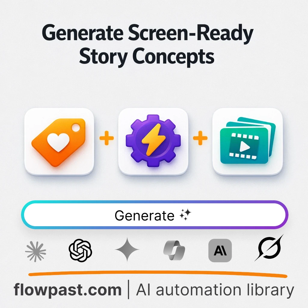 Pitch Film Story Concepts AI Prompt - AI prompt template