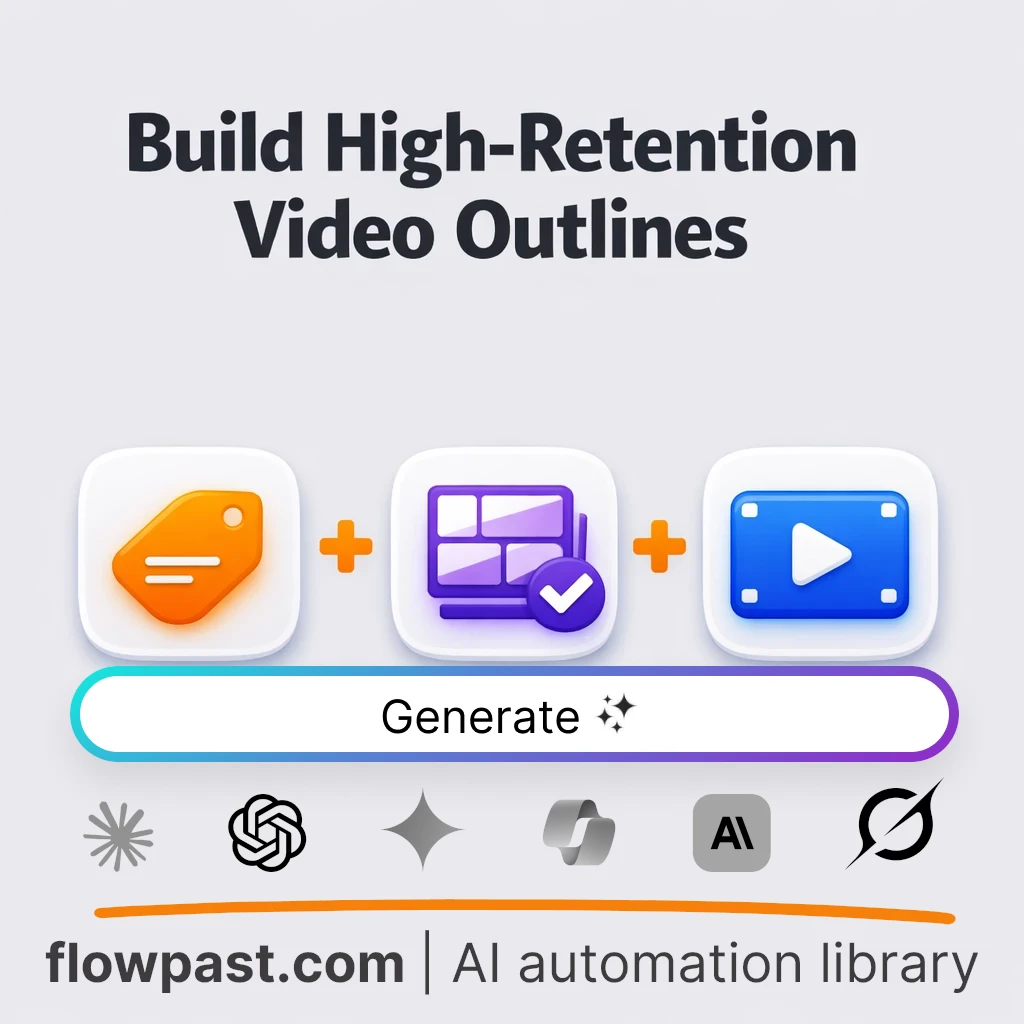 Build a Video Outline with this AI Prompt - AI prompt template