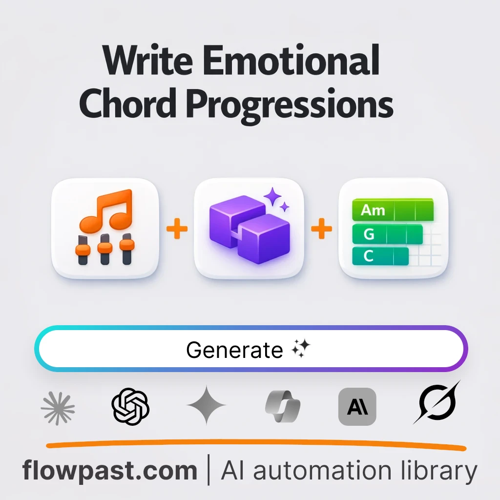 Write Emotional Chord Progressions AI Prompt - AI prompt template