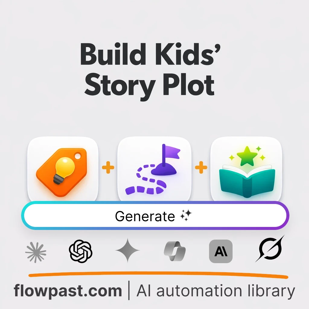 Children’s Book Plot Outline Builder AI Prompt - AI prompt template