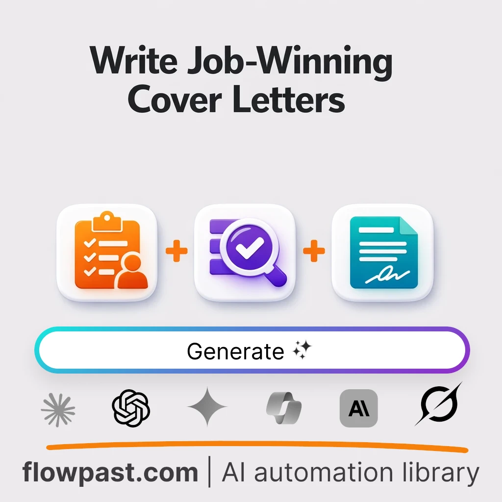 Write a Job-Specific Cover Letter with this AI Prompt - AI prompt template