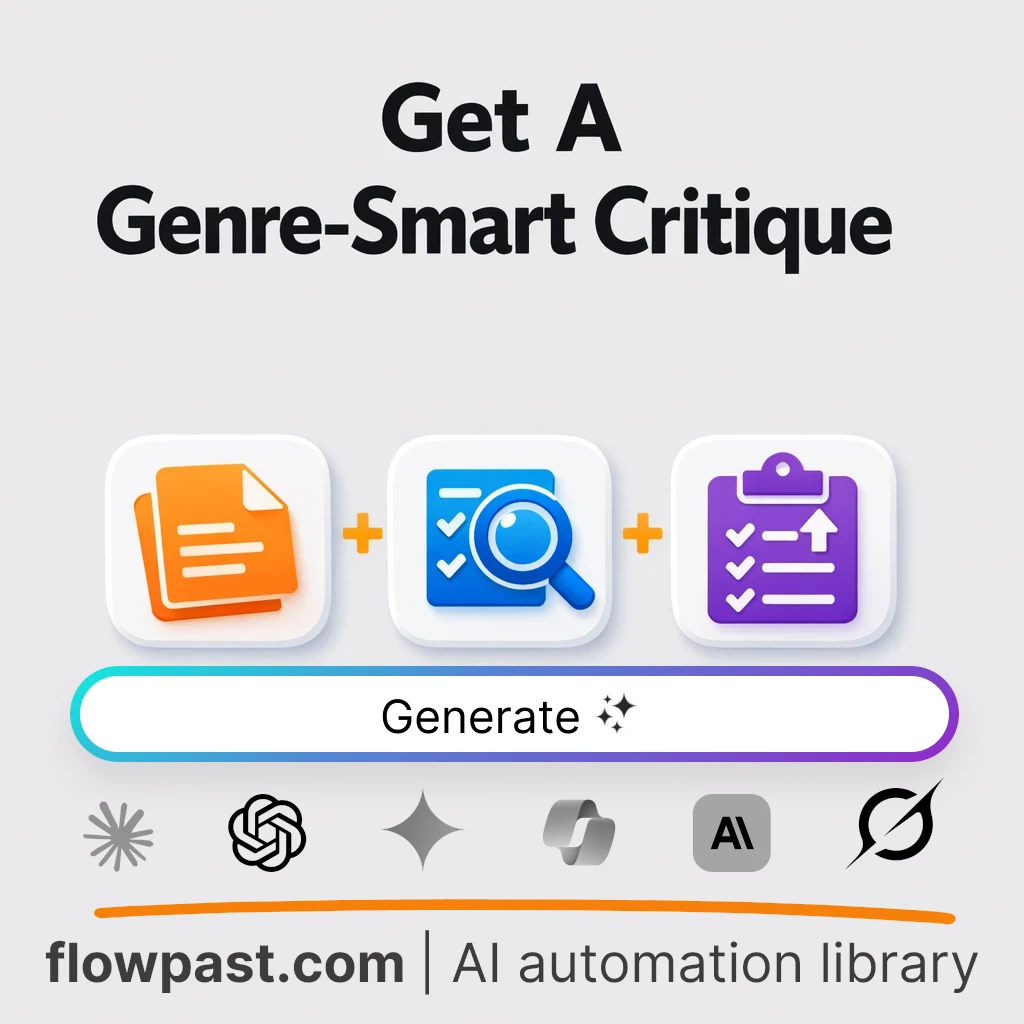 Editorial Critique Report AI Prompt - AI prompt template