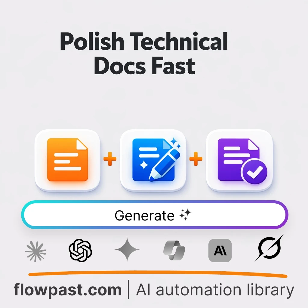 Edit Technical Docs for Clarity AI Prompt - AI prompt template