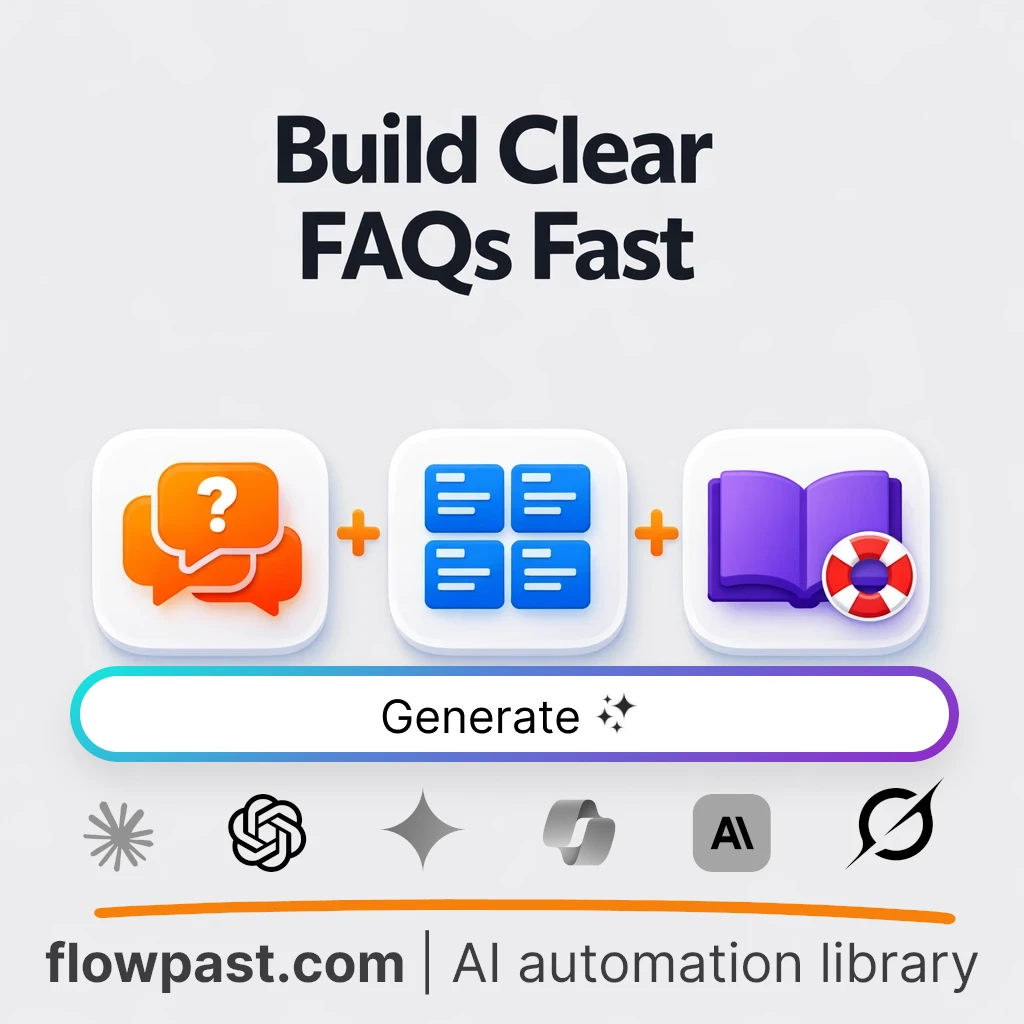 Create a Clear FAQ Page with this AI Prompt - AI prompt template