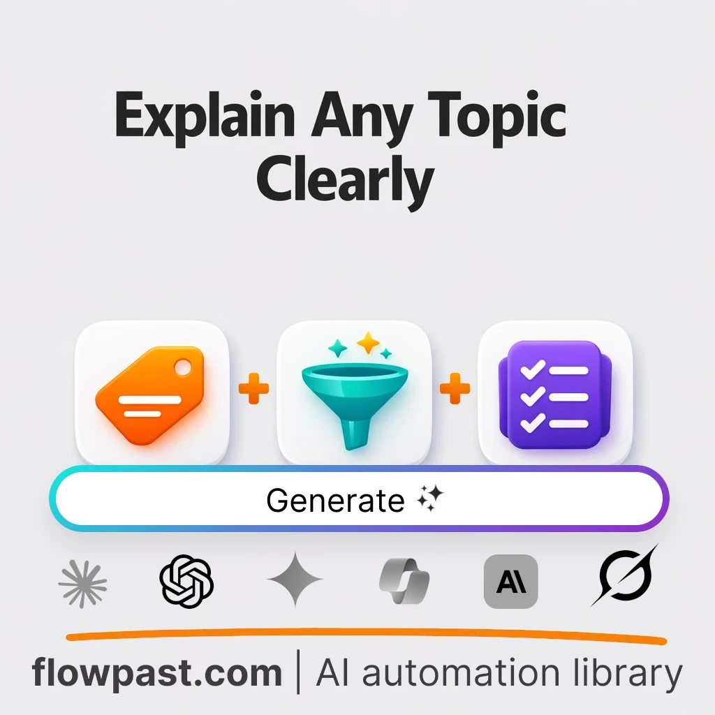Create Essential Topic Takeaways with this AI Prompt - AI prompt template