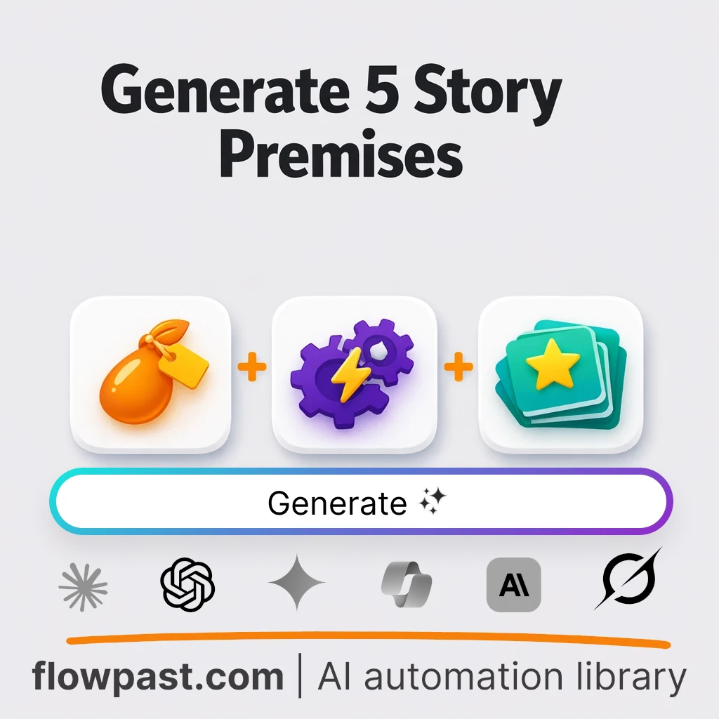 Build Five Story Concepts with this AI Prompt - AI prompt template