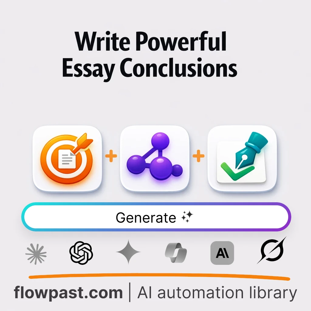 Write an Essay Conclusion with this AI Prompt - AI prompt template