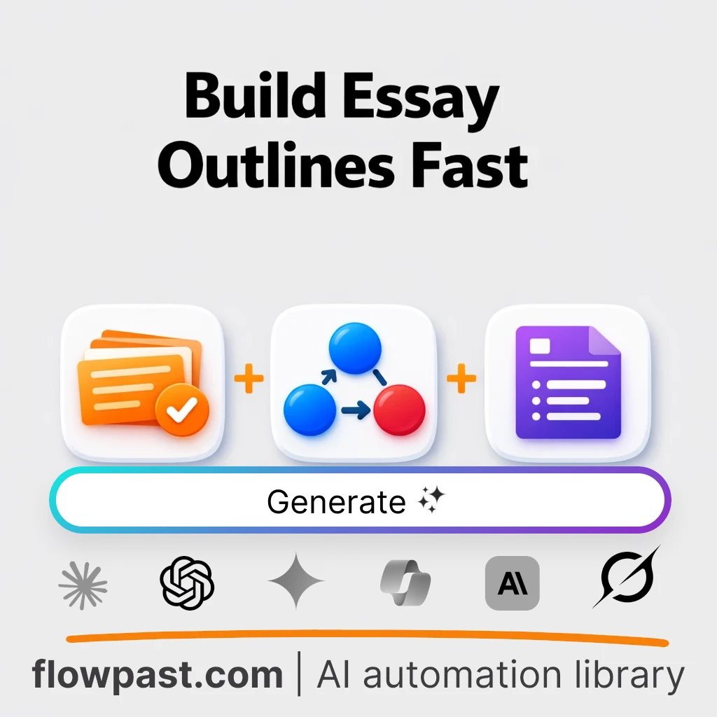 Build Essay Outlines That Persuade AI Prompt - AI prompt template
