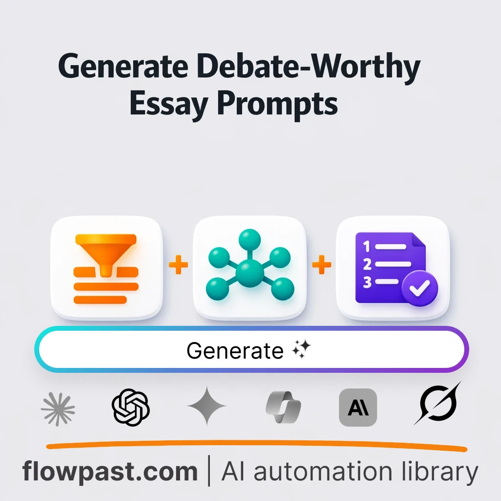 Curated Essay Topic Menu AI Prompt - AI prompt template