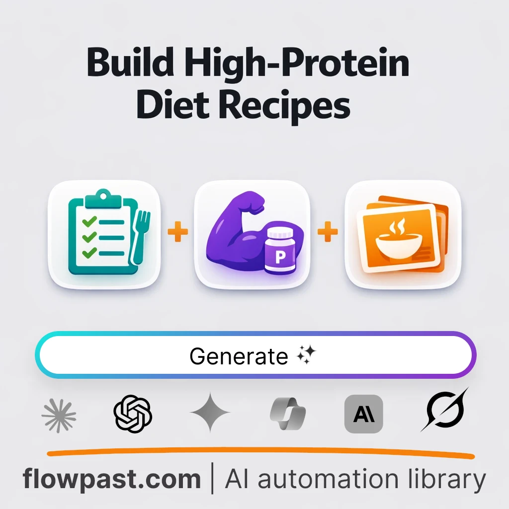 Build High-Protein Meal Plans with this AI Prompt - AI prompt template