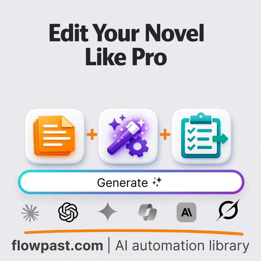 Fiction Editorial Report and Revision Plan AI Prompt - AI prompt template