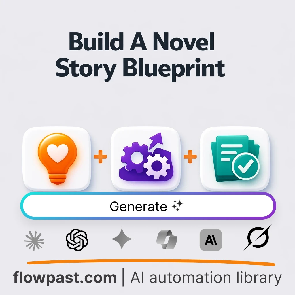 Build a Novel Story Blueprint with this AI Prompt - AI prompt template