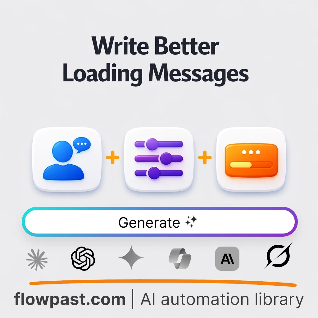 Write Loading Microcopy Messages AI Prompt - AI prompt template