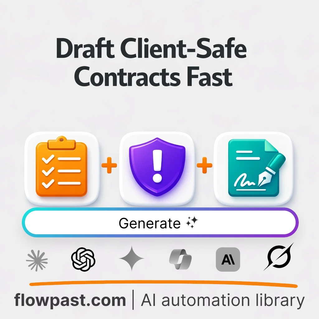 Draft Plain-English Client Contract AI Prompt - AI prompt template