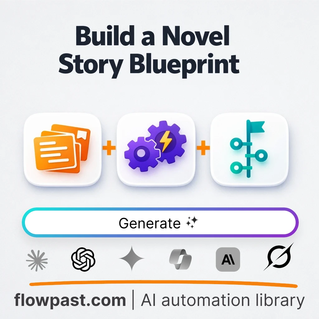 Build a Novel Plot Blueprint with this AI Prompt - AI prompt template