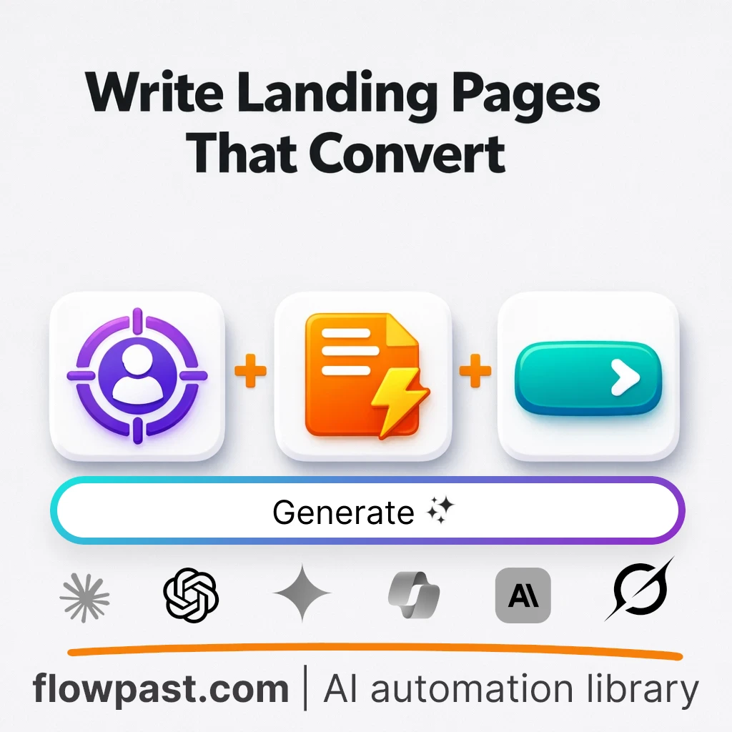 Create Landing Page Copy with this AI Prompt - AI prompt template