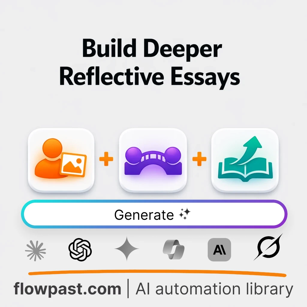 Build Reflective Essay Writing Prompts AI Prompt - AI prompt template