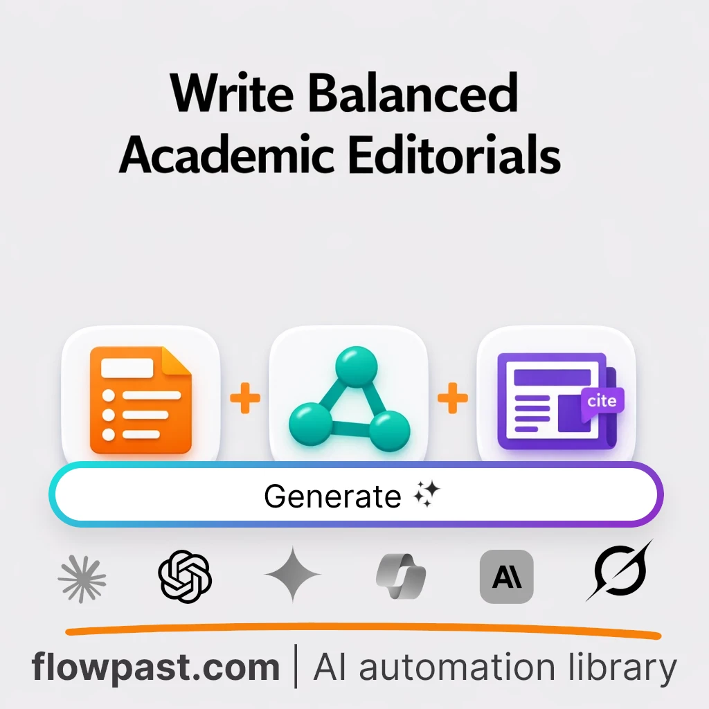 Write a Research-Backed Editorial with this AI Prompt - AI prompt template