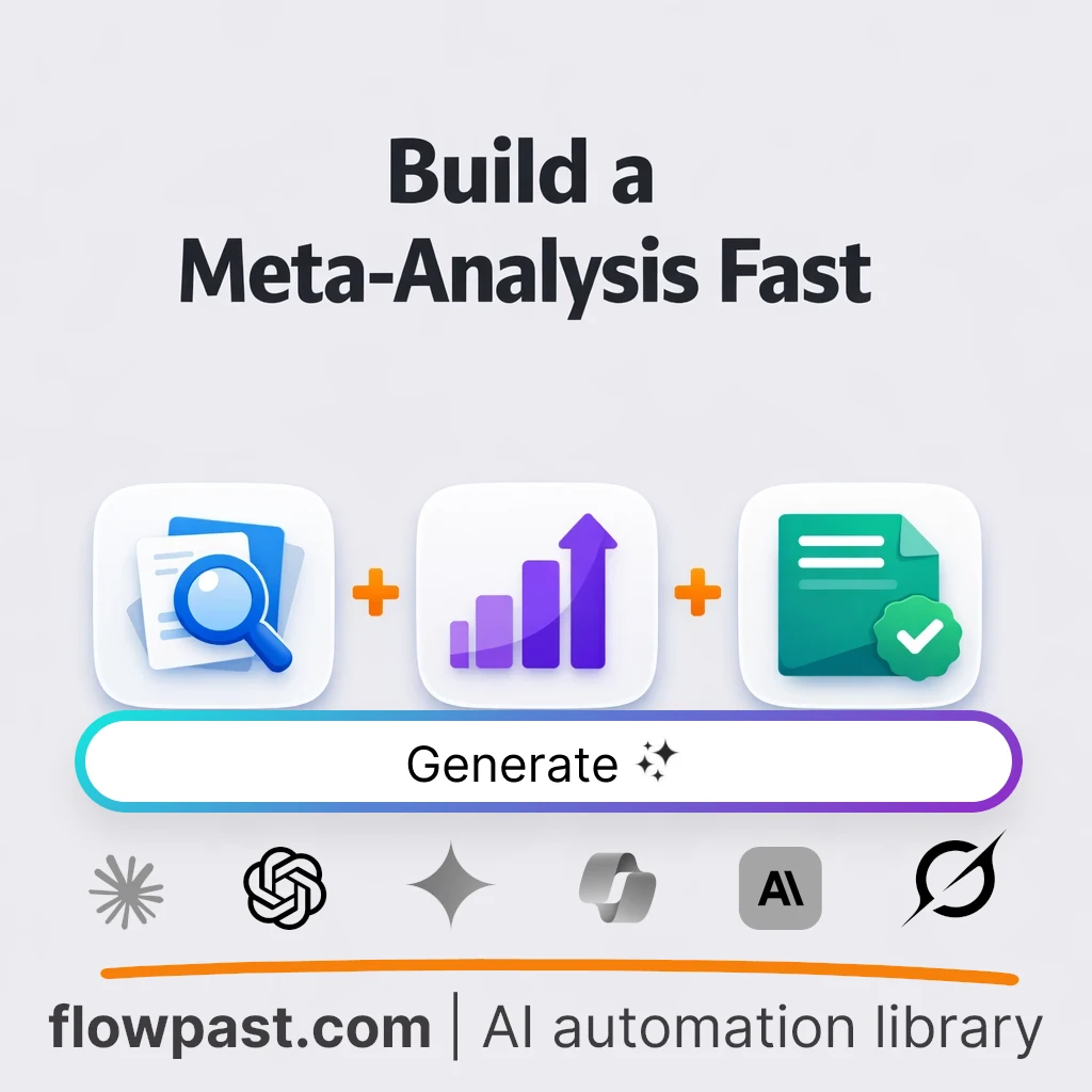 Draft a Meta-Analysis Report with this AI Prompt - AI prompt template