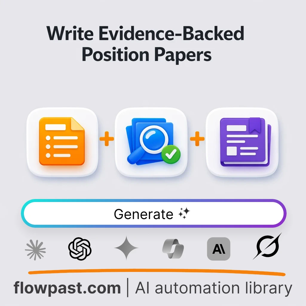Write a Cited Position Paper with this AI Prompt - AI prompt template