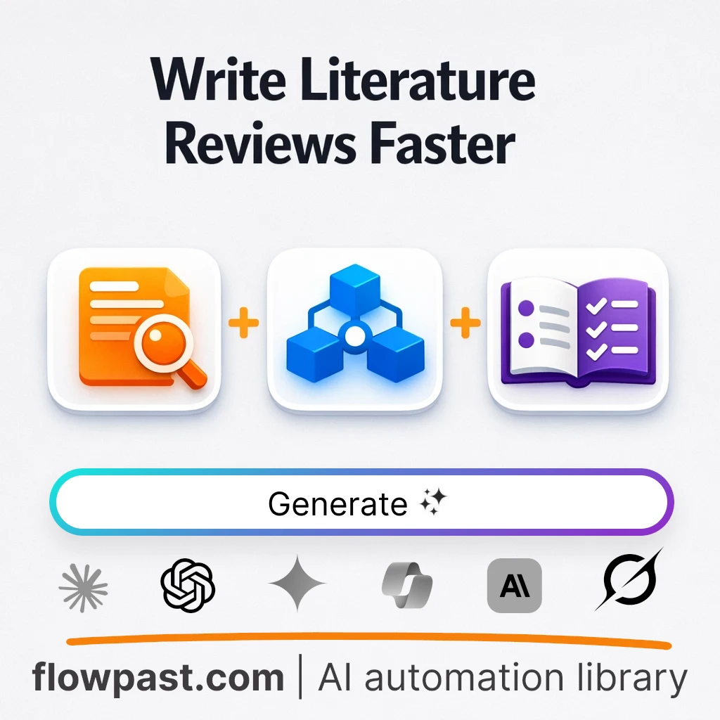 Write a Recent Literature Review with this AI Prompt - AI prompt template
