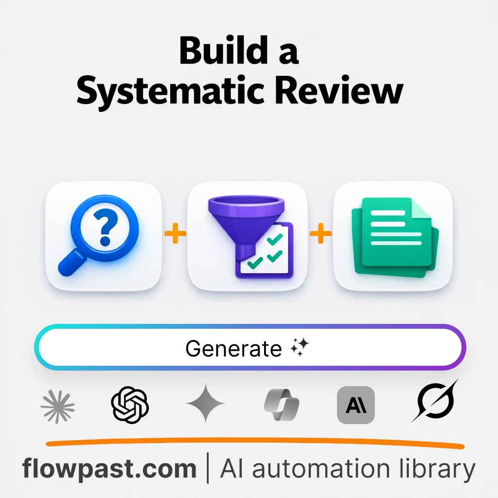 Build a Systematic Literature Review Report AI Prompt - AI prompt template