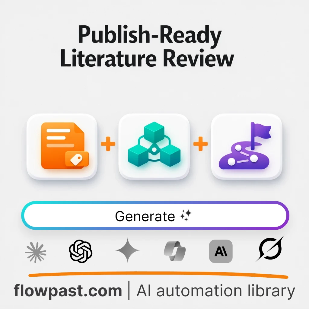 Write a Scholarly Literature Review with this AI Prompt - AI prompt template
