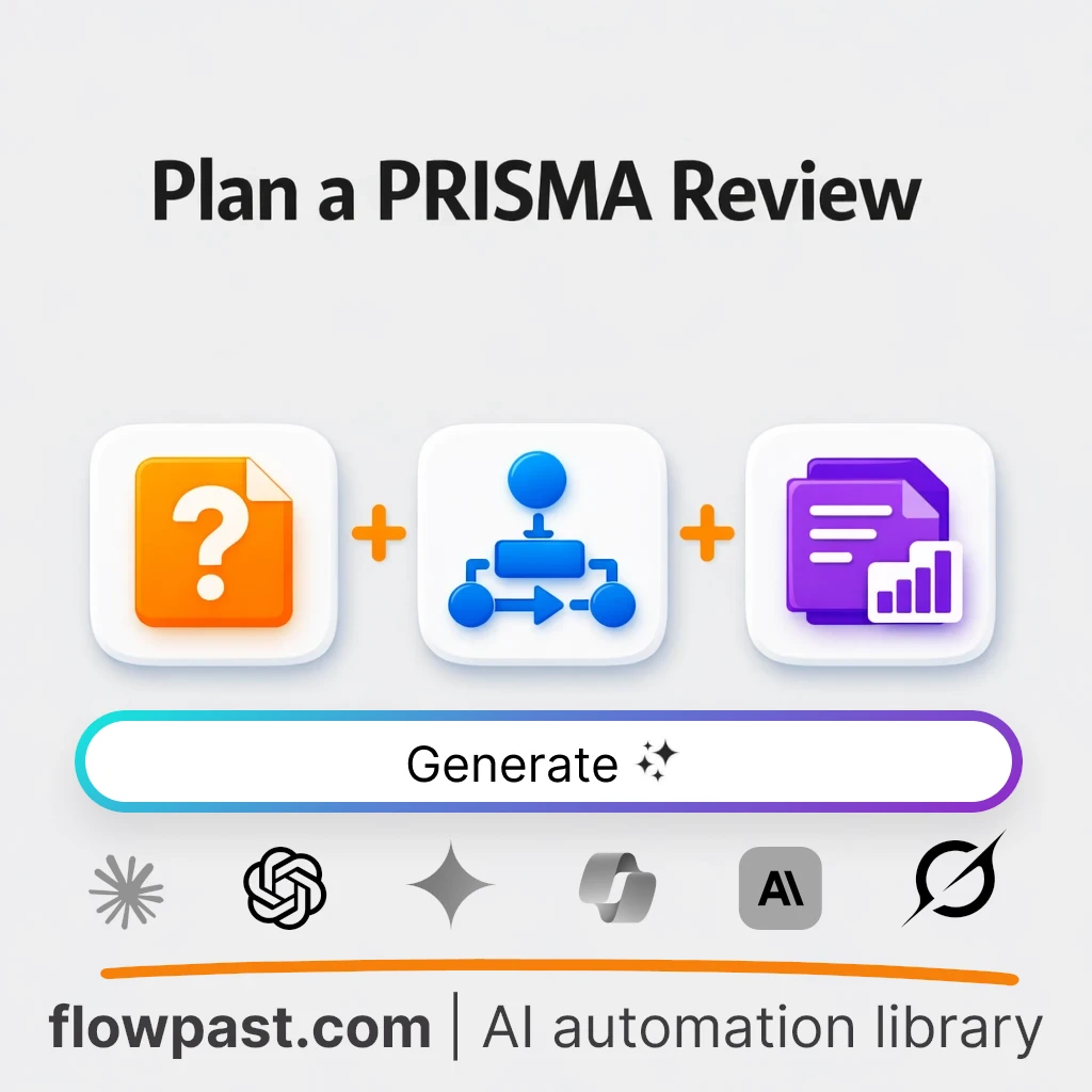 Systematic Review Builder AI Prompt - AI prompt template