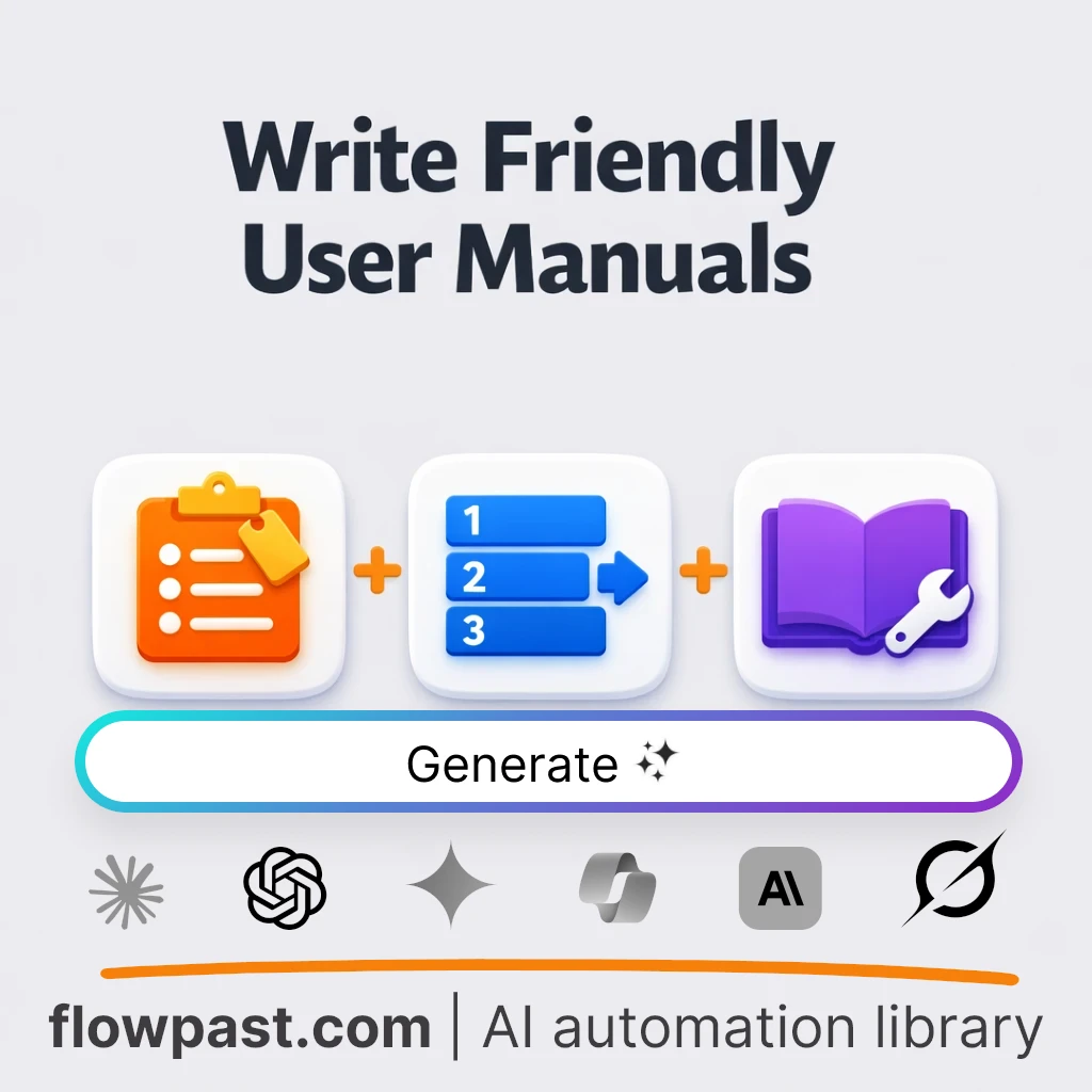 Create a Playful Product User Manual with this AI Prompt - AI prompt template