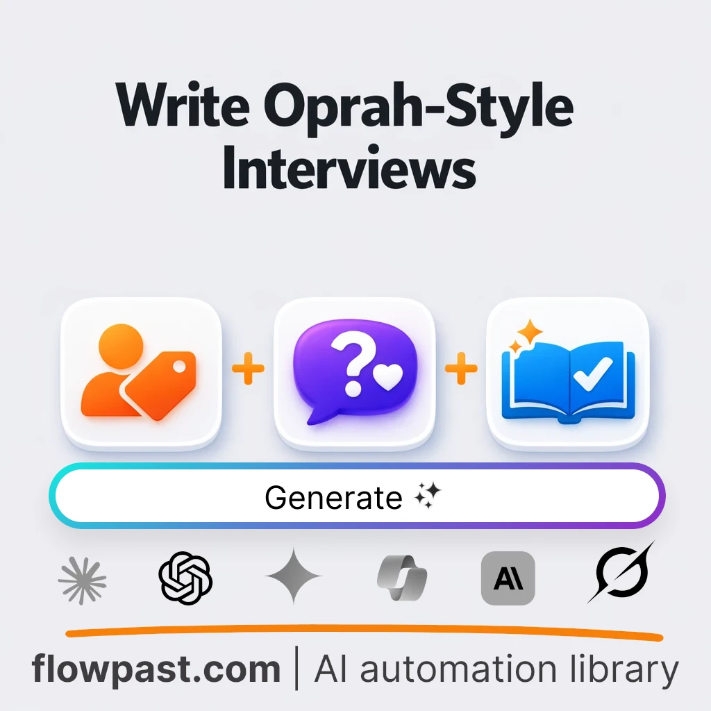 Write Talk-Show Interview Transcripts with this AI Prompt - AI prompt template