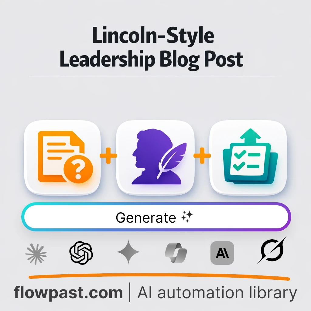 Write a Lincoln-Style Reflection with this AI Prompt - AI prompt template
