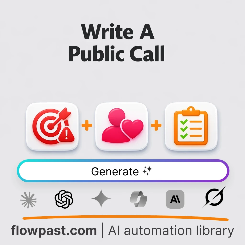 Write a Public Open Letter with this AI Prompt - AI prompt template