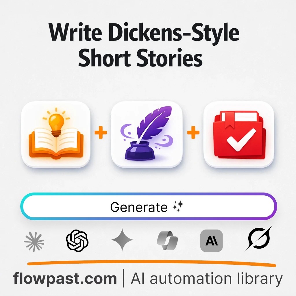 Write Dickens-Style Short Stories with this AI Prompt - AI prompt template