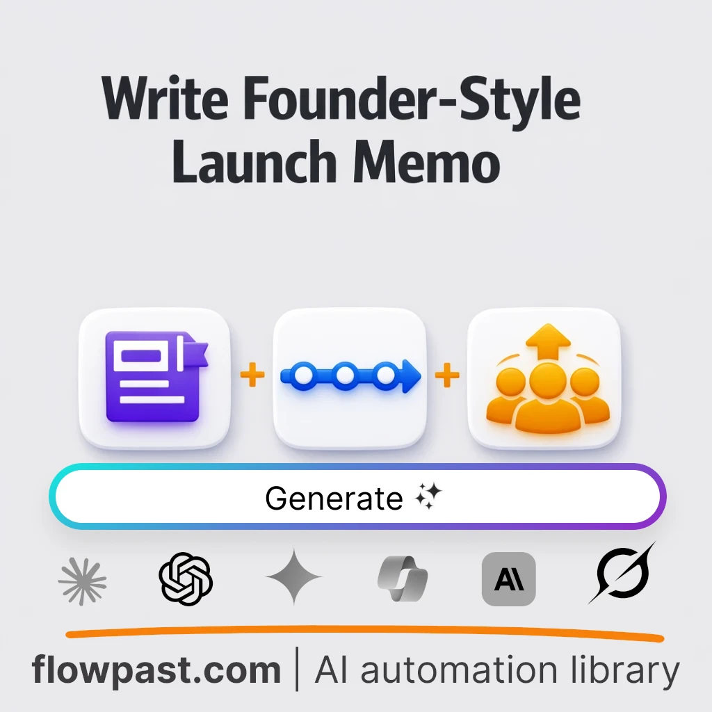 Write a Founder-Style Initiative Memo with this AI Prompt - AI prompt template