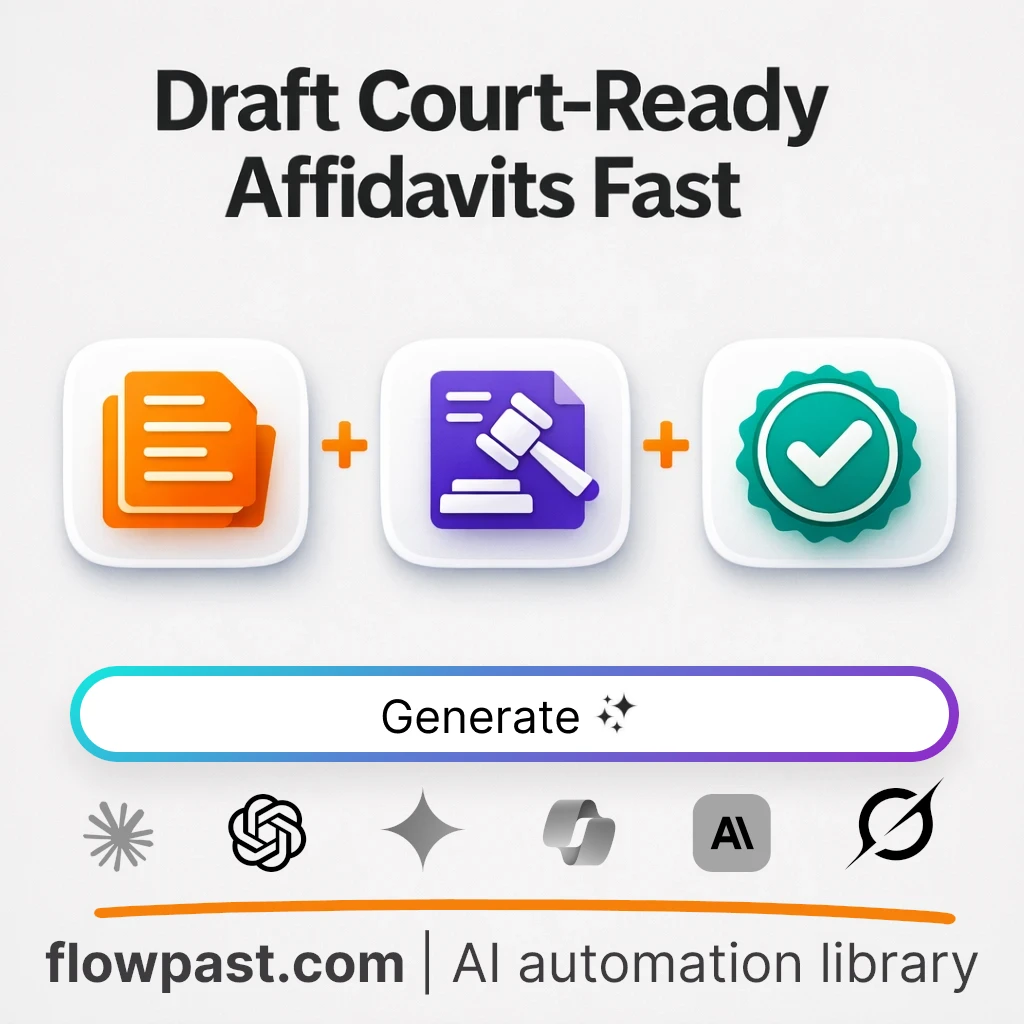 Draft a Court-Ready Affidavit with this AI Prompt - AI prompt template